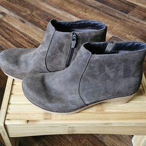 Dansko Dark Brown Ankle Booties